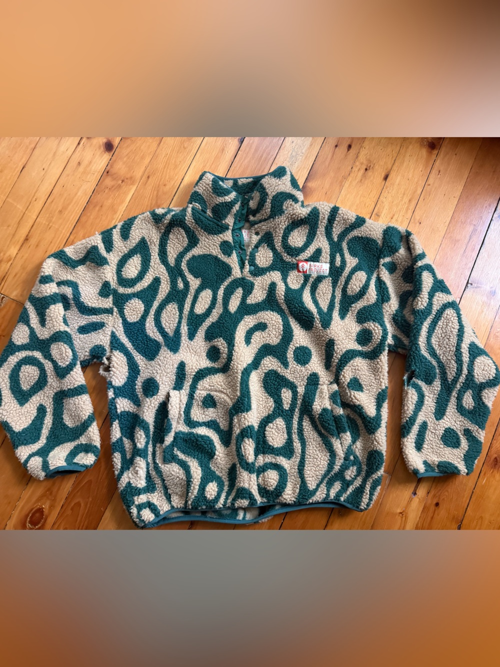 Yellowstone Geysers Trail High Pile Fleece Size Large Men's